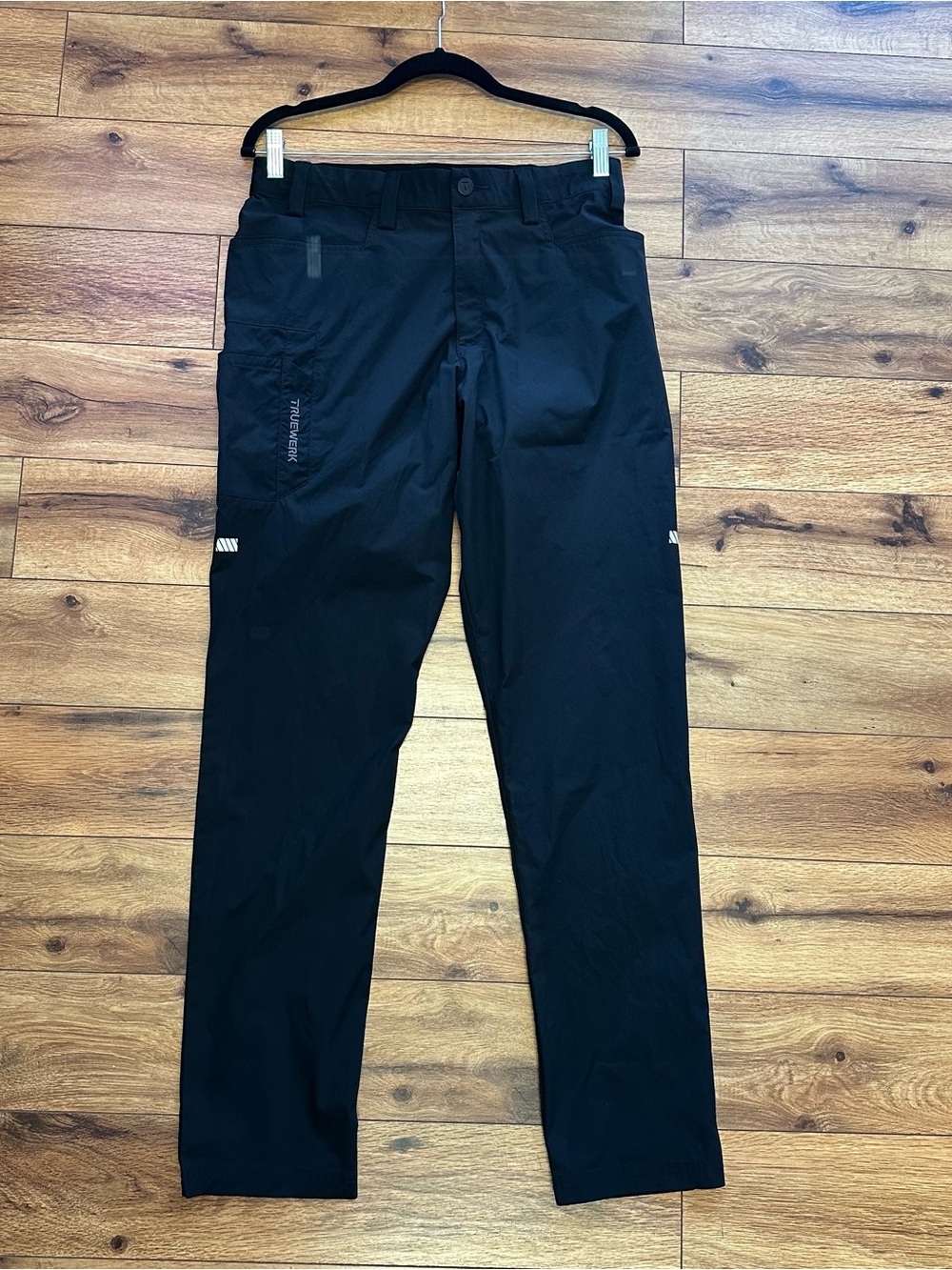 Truewerk Cloud Men's Black Performance Pants - Lightweight Stretch